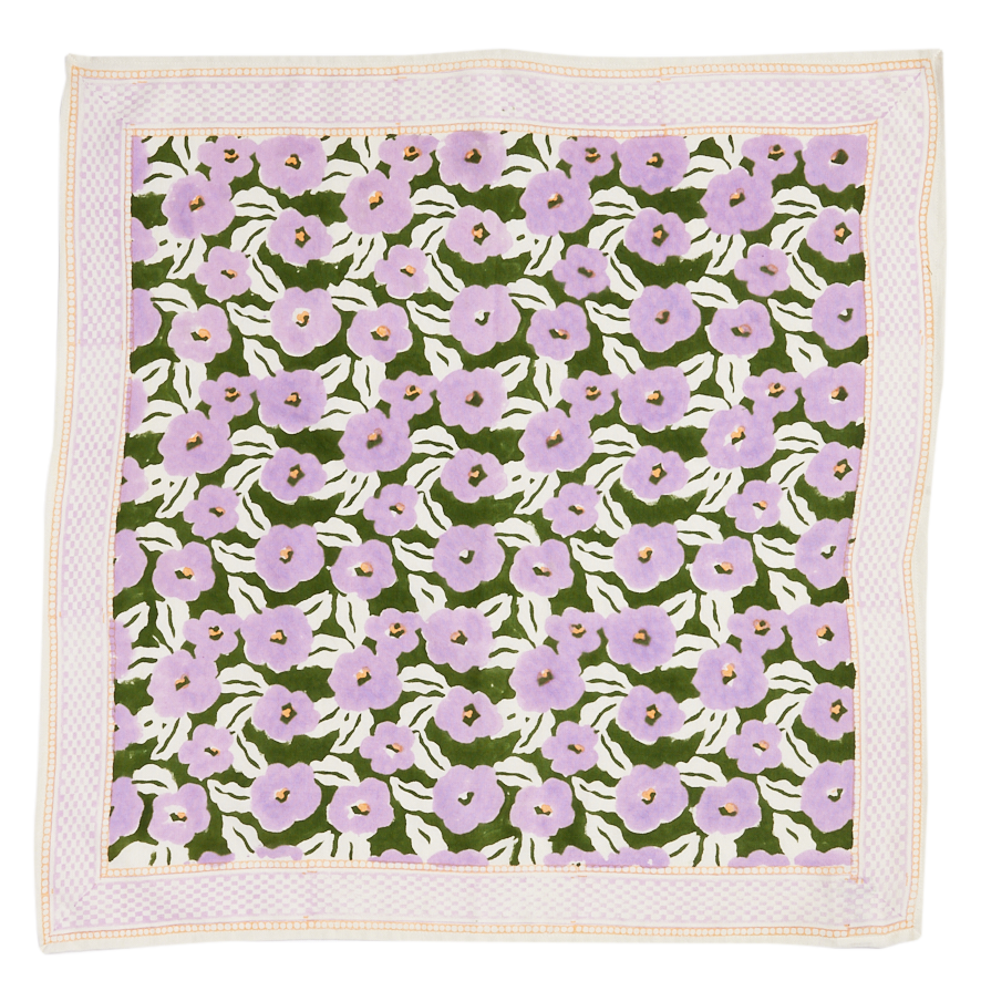 Foulard Indien - Chunni Cyprès